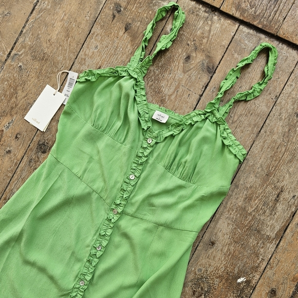 NWT Wilfred - Aritzia Green Dress - Picture 2 of 4